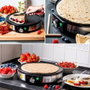 Adler Crêpière AD 3058 1600W Ø30 cm Antiadhésif Régulateur Température Acier Inoxydable