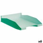 Boite d’archivage Archivo 2000 Vert A4 Feuille Plastique Recyclable 34,5 x 25,5 x 6 cm (6 Unités)