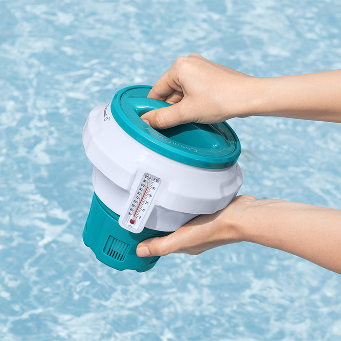Bestway 58701 Dispensateur de Chlore avec Thermomètre pour Piscine Bestway 58701 Dispensateur de Chlore avec Thermomètre pour Piscine