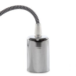Suspension E27 avec Câble 1000 mm en Tissu et Rosace, SC-MPL014