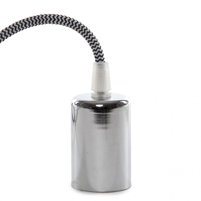 Suspension E27 avec Câble 1000 mm en Tissu et Rosace, SC-MPL014 Suspension E27 avec Câble 1000 mm en Tissu et Rosace, SC-MPL014