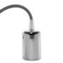 Suspension E27 avec Câble 1000 mm en Tissu et Rosace, SC-MPL014
