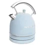 Sweiss Bouilloire Vintage KTL6 - 1.8 L - 2200 W - Socle 360° - Capacité 1,8 litre - En acier inoxydable - Bleu - Design de cuisine