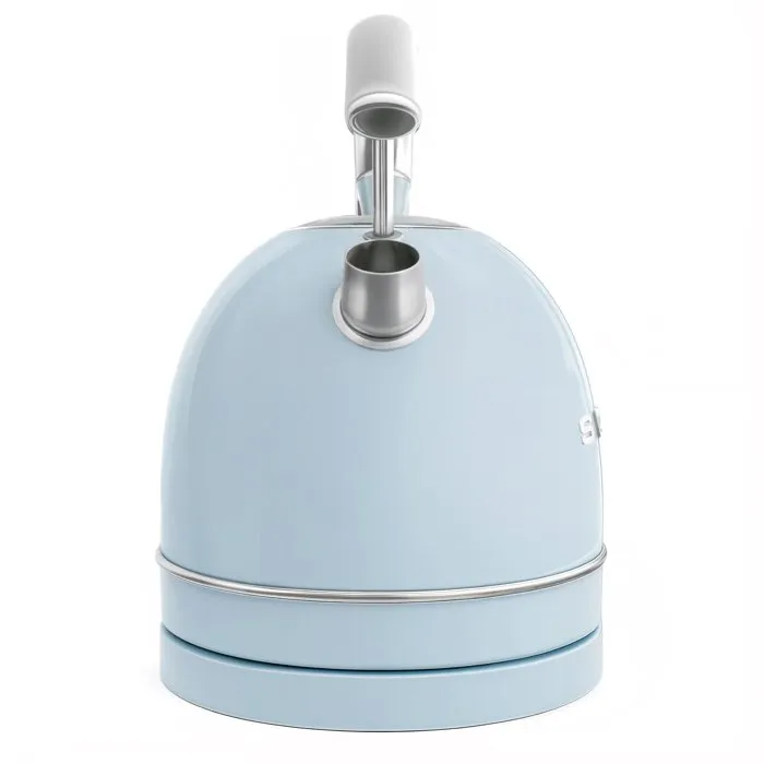 Sweiss Bouilloire Vintage KTL6 - 1.8 L - 2200 W - Socle 360° - Capacité 1,8 litre - En acier inoxydable - Bleu - Design de cuisine