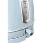 Sweiss Bouilloire Vintage KTL6 - 1.8 L - 2200 W - Socle 360° - Capacité 1,8 litre - En acier inoxydable - Bleu - Design de cuisine