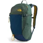 The North Face Sac à Dos Basin 24 L, Vert / Bleu Marine, Tissu Ripstop, Système NextVent, Housse de Pluie Intégrée, Randonnée