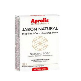 APROLIS Savon Naturel Propolis Coco Orange Douce 100 Gr - Nettoyant Sain pour la Famille avec Ingrédients Biologiques