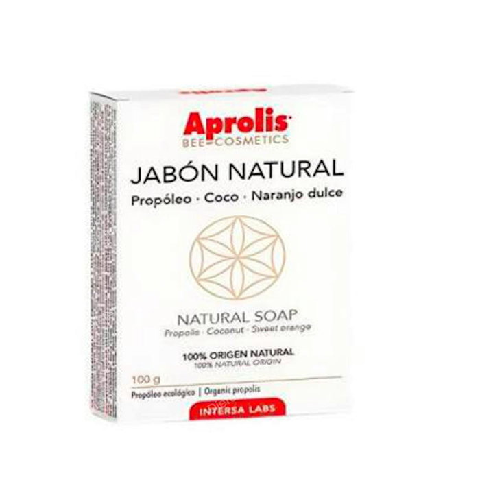 APROLIS Savon Naturel Propolis Coco Orange Douce 100 Gr - Nettoyant Sain pour la Famille avec Ingrédients Biologiques APROLIS Savon Naturel Propolis Coco Orange Douce 100 Gr - Nettoyant Sain pour la Famille avec Ingrédients Biologiques