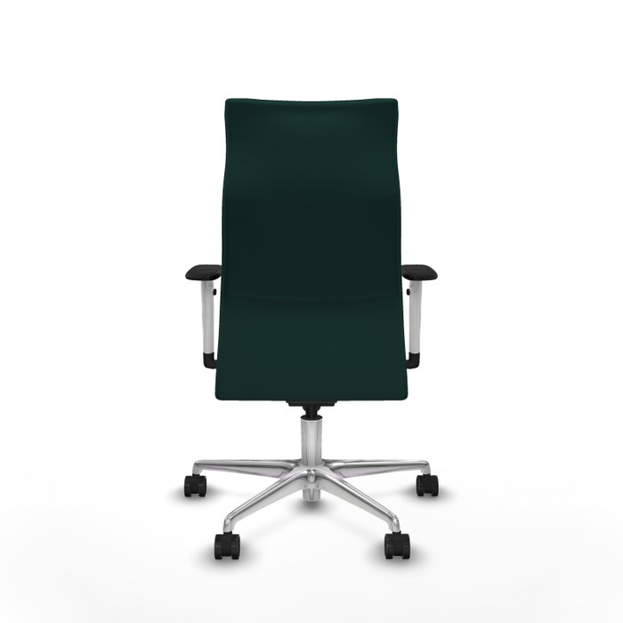 Piqueras Y Crespo Fauteuil Albacete, Vert bouteille, Similicuir, Mécanisme Synchrone, Base Aluminium Piqueras Y Crespo Fauteuil Albacete, Vert bouteille, Similicuir, Mécanisme Synchrone, Base Aluminium
