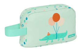 Safta Porte-goûter thermos préscolaire "Fiesta" avec compartiment 21,5 x 12 x 6,5 cm - Idéal pour enfants dès 3 ans