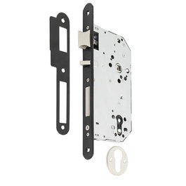 Tesa Serrure Antipanique 2030FRS6RNE Entrée 60mm Finition Nickel pour Portes Bois