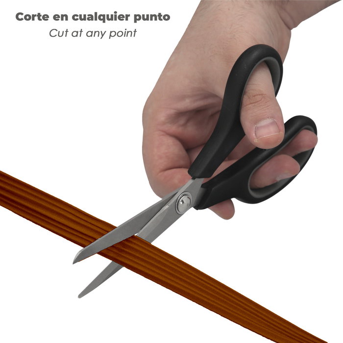 WOLFPACK LINEA PROFESIONAL Joint Élastique en E 6 m x 9 mm Marron