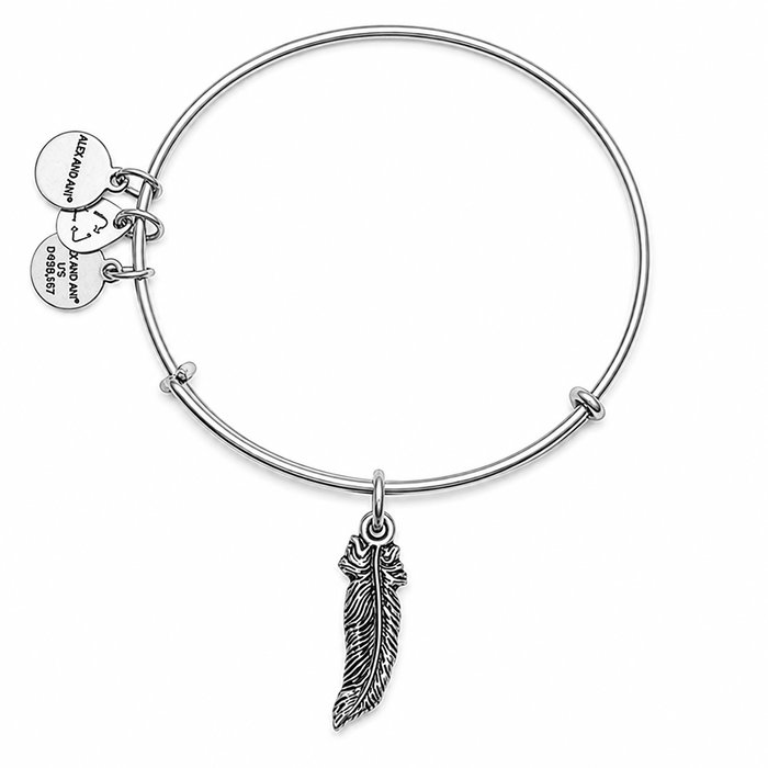 Alex And Ani Bracelet Pluma II Gris Alex And Ani Bracelet Pluma II Gris