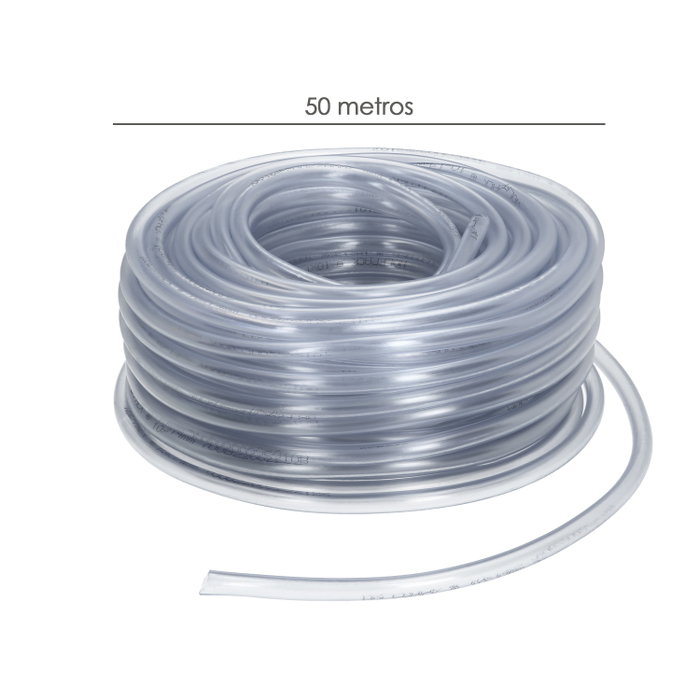 WOLFPACK LINEA PROFESIONAL Tube transparent niveau 12x16 mm, rouleau de 50 mètres