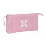 Munich Trousse Fourre-Tout Triple Basic Rose 22 x 12 x 3 cm