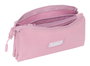 Safta Triple Munich Basicos Rosa - Porte-tout triple, jeu d'organisation pour enfants, 22 x 12 x 3 cm