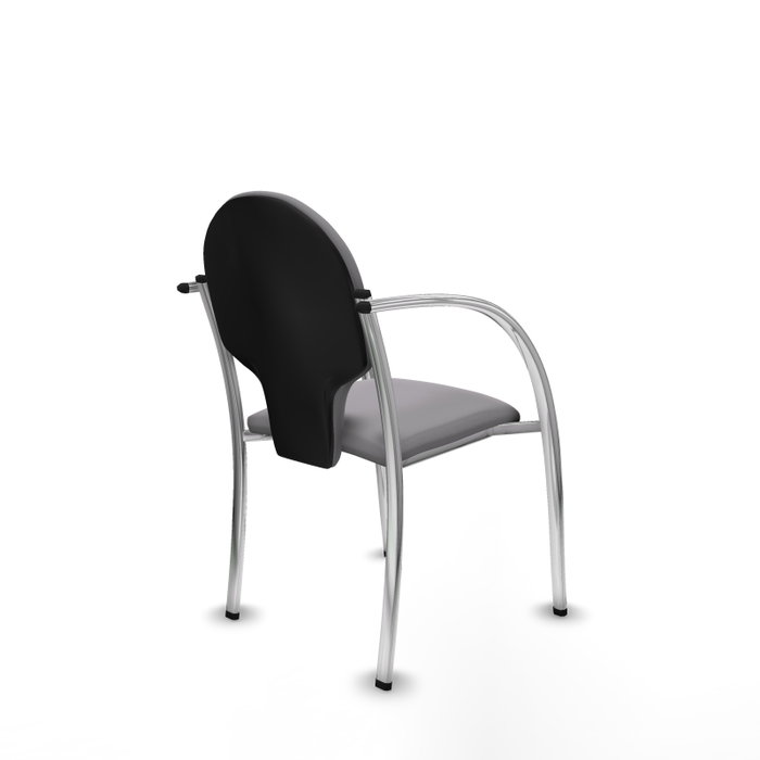 Piqueras Y Crespo Chaise Hellín en Similicuir Gris avec Accoudoirs Fixes Piqueras Y Crespo Chaise Hellín en Similicuir Gris avec Accoudoirs Fixes