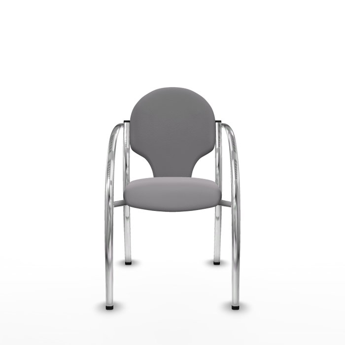 Piqueras Y Crespo Chaise Hellín en Similicuir Gris avec Accoudoirs Fixes Piqueras Y Crespo Chaise Hellín en Similicuir Gris avec Accoudoirs Fixes