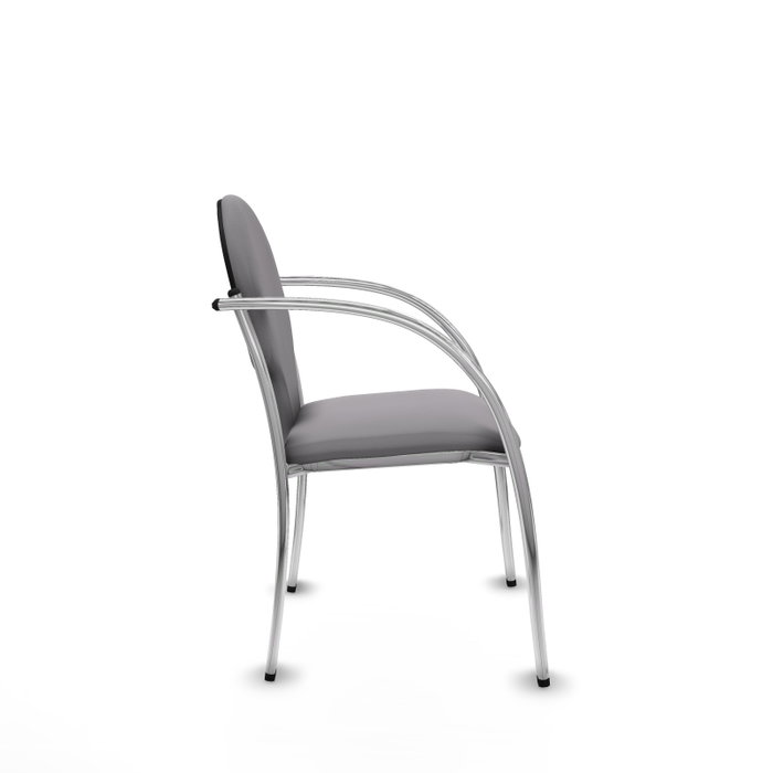 Piqueras Y Crespo Chaise Hellín en Similicuir Gris avec Accoudoirs Fixes Piqueras Y Crespo Chaise Hellín en Similicuir Gris avec Accoudoirs Fixes