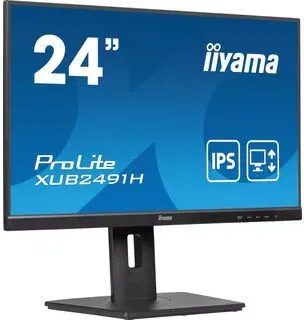 IIYAMA Moniteur ProLite XUB2491H / XUB2491H-B1 Noir - 24 Pouces, Full HD, HDMI, USB-C