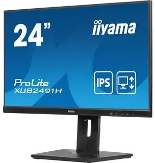 IIYAMA Moniteur ProLite XUB2491H / XUB2491H-B1 Noir - 24 Pouces, Full HD, HDMI, USB-C