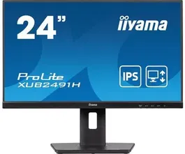 IIYAMA Moniteur ProLite XUB2491H / XUB2491H-B1 Noir - 24 Pouces, Full HD, HDMI, USB-C