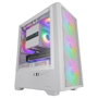 Mars Gaming Caisse MicroATX MC-VECTOR avec 4 Ventilateurs ARGB, Panneau Mesh, Fenêtre en Verre Trempé, USB-C
