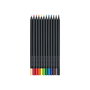 Faber Castell FC-116412 Stylo à bille bicolore noir et bleu avec capuchon clip