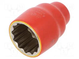 BAHCO Douille isolée 12 pans 32mm 1/2 pouces 1kV