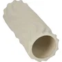 Athlecia Rouleau de Yoga Malata - Rouleau de fascia en EVA/PVC pour massage musculaire, yoga et récupération - Taille unique - Blanc crème