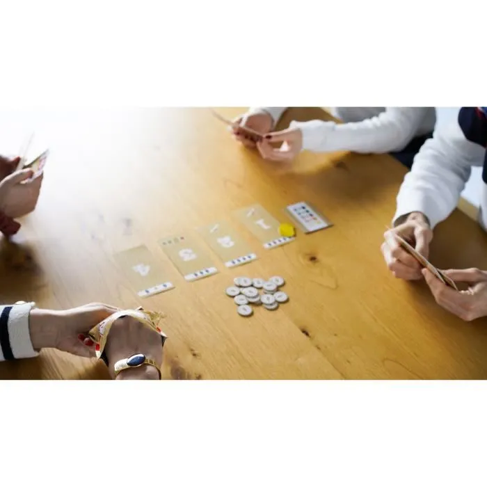 Tribuo Paquet de Chips - Jeu d'ambiance pour 2 à 5 joueurs - Durée de partie 30 min - Inclut cartes, chips et accessoires