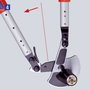 Knipex Coupe-câble à principe de cliquet avec jambes télescopiques 95 32 038