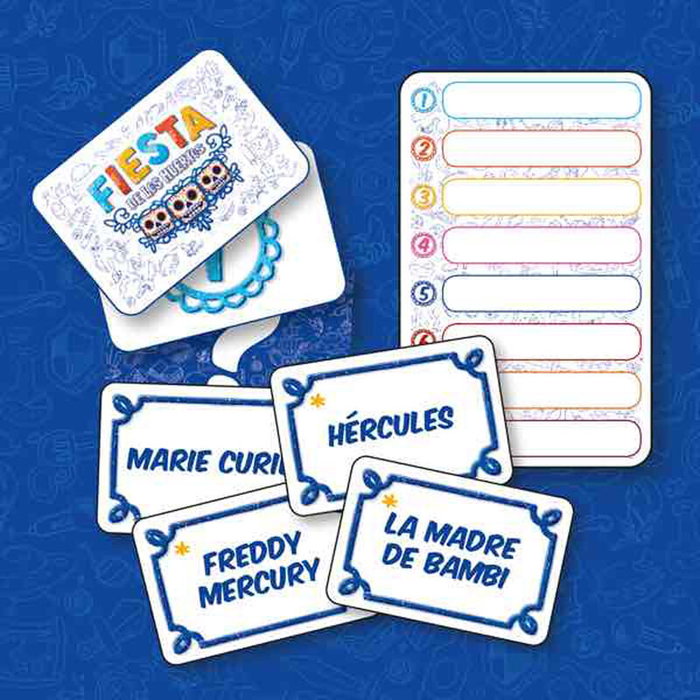SD GAMES Jeu de Société Fiesta de los Muertos - Version Espagnole - Jeu Coopératif d'Ambiance pour 4 à 8 Joueurs - À Partir de 12 Ans