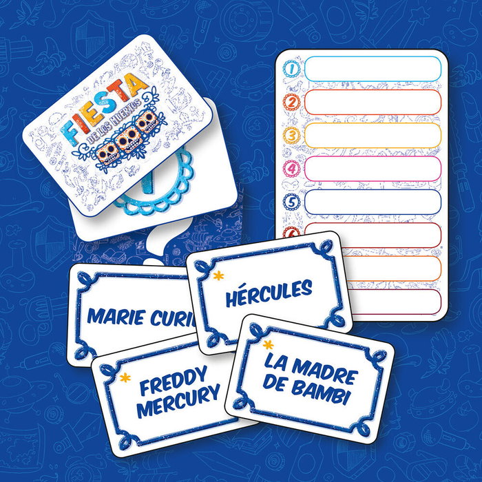 SD GAMES Jeu de Société Fiesta de los Muertos - Version Espagnole - Jeu Coopératif d'Ambiance pour 4 à 8 Joueurs - À Partir de 12 Ans