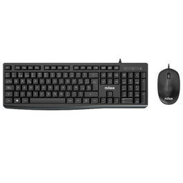 clavier et souris Nilox NXKME0012 Noir