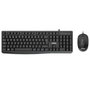 Nilox NXKME0012 Ensemble Clavier et Souris Noir USB 2.0