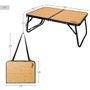 Aktive Table Piable Noir 60 x 25 x 40 cm