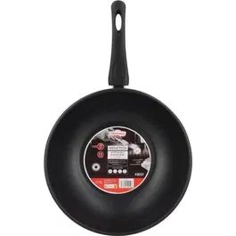 Menastyl Wok 28 cm en acier inoxydable, compatible tous feux dont induction - Réf. 6020252