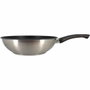 Menastyl Wok en acier inoxydable 28 cm
