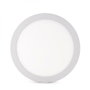 Plafonnier LED circulaire 12 W, 1200 lm, 6000 K, Blanc Froid