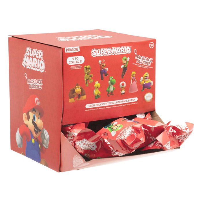Paladone Products Super Mario Présentoir Porte-clés Sac à Dos Mystery Bags (24)