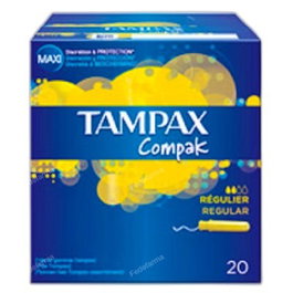 Tampax Compak Regular Boîte Mixte 20 Unités