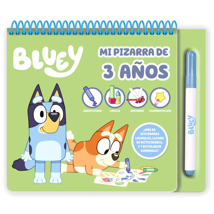 MOOSE Ardoise d'activités Bluey 3 ans - Espagnol - 32 pages - 27,5x22,5 cm MOOSE Ardoise d'activités Bluey 3 ans - Espagnol - 32 pages - 27,5x22,5 cm