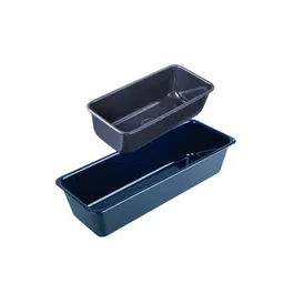 Dr. Oetker Ensemble de 2 moules à cake Back Liebe en acier émaillé antiadhésif - Grand 35 cm & petit 25 cm - Résiste au four et lave-vaisselle