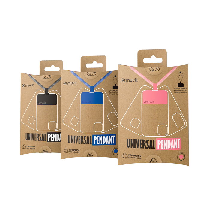 Cordon pour téléphone mobile Muvit for Change Rose