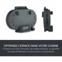 Severin WA2118 - Gaufrier double 1200 W pour gaufres en forme de cœur - Revêtement céramique anti-adhésif - Noir