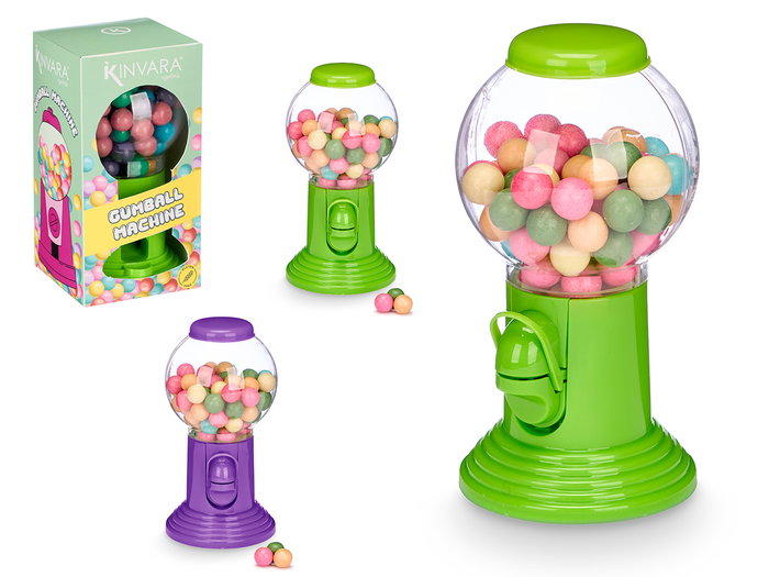 Kinvara Distributeur à Chewing-gums 300 g Couleurs Variées 10 x 20 x 10 cm Plastique (Set de 12) Kinvara Distributeur à Chewing-gums 300 g Couleurs Variées 10 x 20 x 10 cm Plastique (Set de 12)