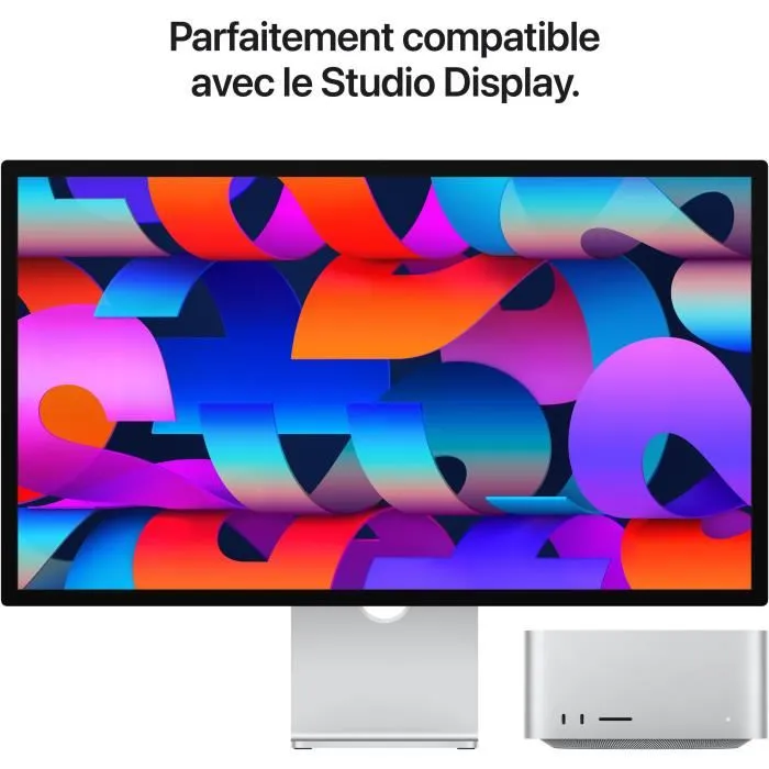 Apple Mac Studio (2025) - Ordinateur de bureau M3 Ultra 28 coeurs, GPU 60 coeurs, 96 Go RAM, SSD 1 To
