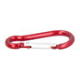 WOLFPACK LINEA PROFESIONAL Mousqueton Pompier en Aluminium 60 mm Colores Surtidos