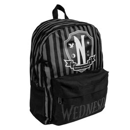 CERDÁ Sac à dos casual Wednesday 42 cm (32x12x42 cm) - 100% polyester